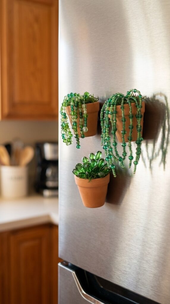 Mini plante en perles