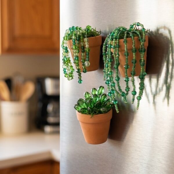 Mini plante en perles